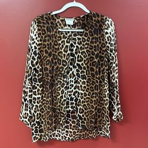 Animal Print Blouse
